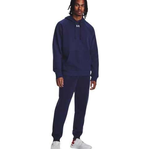 Bluza męska Under Armour Rival Fleece Hoodie granatowa 1379757 410 Under Armour
