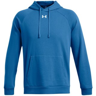 Bluza męska Under Armour Rival Fleece Hoodie niebieska 1379757 406 Under Armour