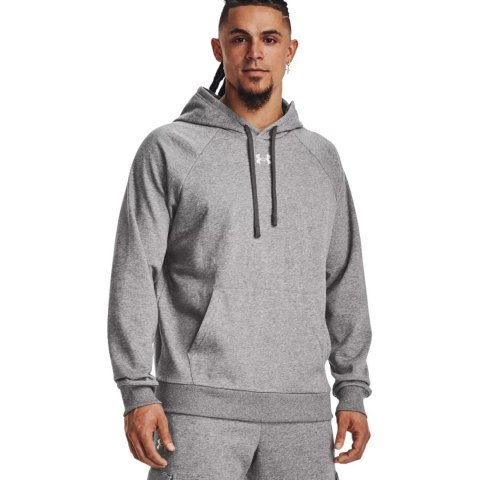 Bluza męska Under Armour Rival Fleece Hoodie szara 1379757 025 Under Armour