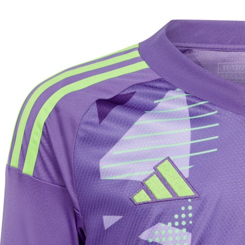 Koszulka bramkarska dla dzieci adidas Tiro 24 Competition Long Sleeve Goalkeeper fioletowa IN0430 Adidas teamwear