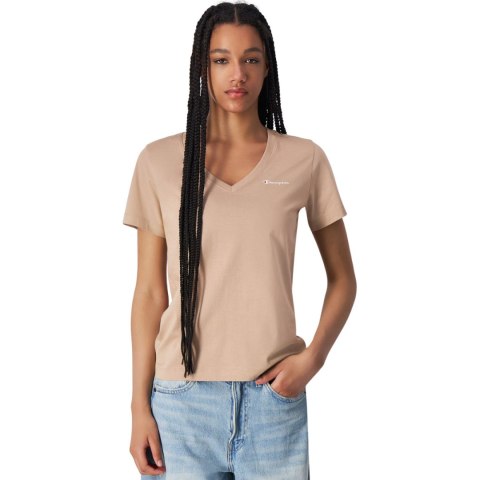 Koszulka damska Champion beżowa 117536 MS079 Champion