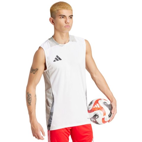 Koszulka męska adidas Tiro 24 Competition Training Sleeveless biała IR5479 Adidas teamwear
