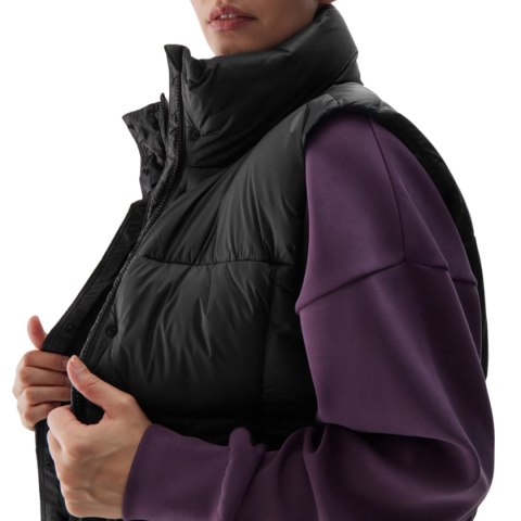 Kamizelka damska 4F F140 głęboka czerń 4FWAW24TVJAF140 20S 4F