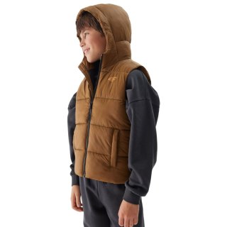 Kamizelka dla chłopca 4F M134 jasny brąz 4FJWAW24TVJAM134 82S 4F