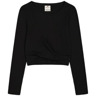 Koszulka damska Champion Crewneck Croptop czarna 117435 KK001 Champion