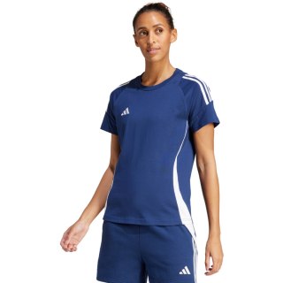 Koszulka damska adidas Tiro 24 Sweat niebiesko-biała IR9354 Adidas teamwear