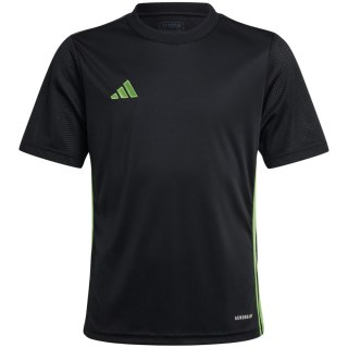 Koszulka dla dzieci adidas Tabela 23 Jersey czarno-limonkowa JJ1155 Adidas teamwear