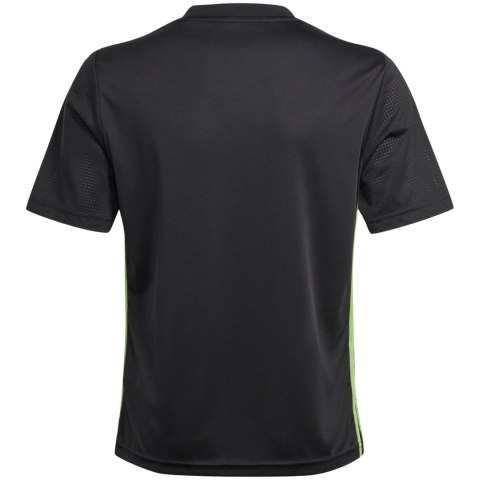 Koszulka dla dzieci adidas Tabela 23 Jersey czarno-limonkowa JJ1155 Adidas teamwear