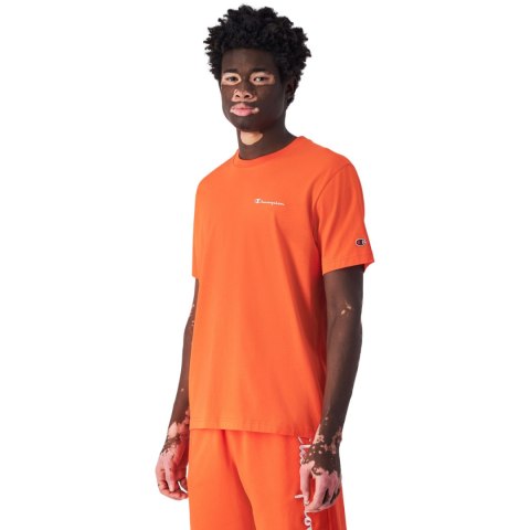 Koszulka męska Champion SS Tee pomarańczowa 220264 OS014 Champion