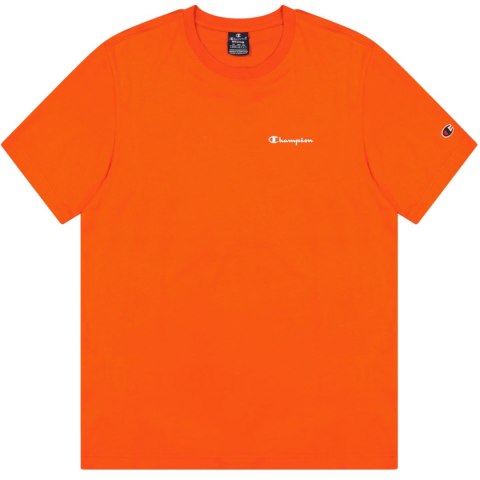Koszulka męska Champion SS Tee pomarańczowa 220264 OS014 Champion