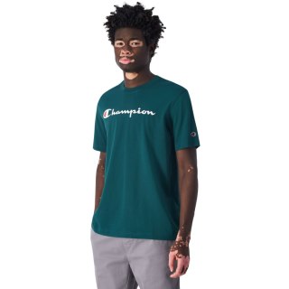 Koszulka męska Champion SS Tee zielona 220256 GS502 Champion