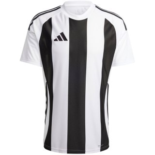 Koszulka męska adidas Striped 24 Jersey biało-czarna IW2143 Adidas teamwear