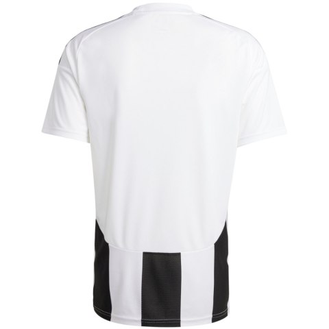 Koszulka męska adidas Striped 24 Jersey biało-czarna IW2143 Adidas teamwear