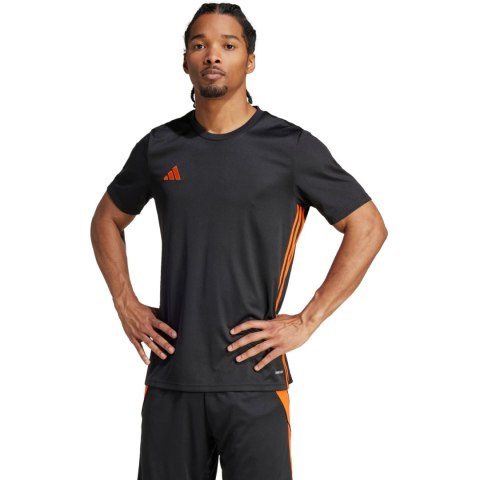 Koszulka męska adidas Tabela 23 Jersey czarno-pomarańczowa JI8826 Adidas teamwear