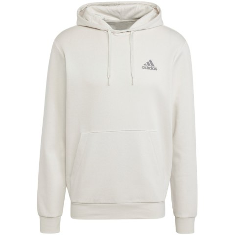 Bluza męska adidas Essentials Fleece Hoodie beżowa IZ4760 Adidas