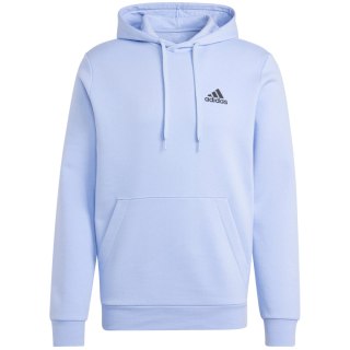 Bluza męska adidas Essentials Fleece Hoodie jasnoniebieska IZ4761 Adidas