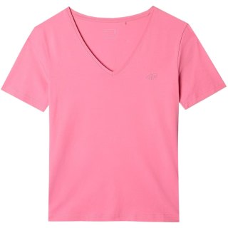 Koszulka damska 4F F1649 różowa 4FWAW24TTSHF1649 54S 4F