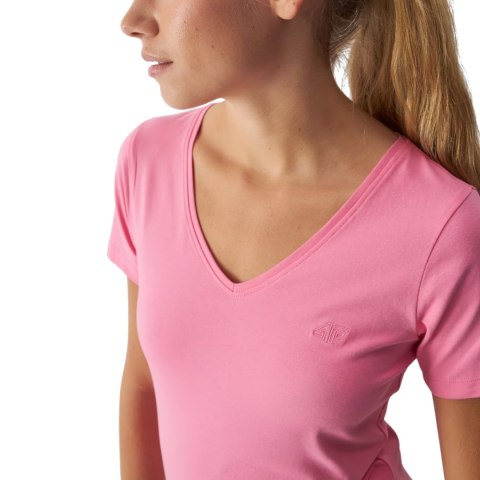 Koszulka damska 4F F1649 różowa 4FWAW24TTSHF1649 54S 4F