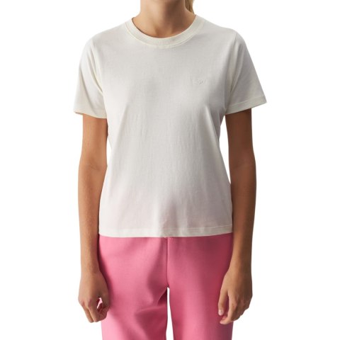 Koszulka damska 4F F1650 kremowy 4FWAW24TTSHF1650 12S 4F