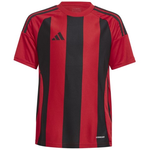 Koszulka dla dzieci adidas Striped 24 czerwono-czarna IW2131 Adidas teamwear