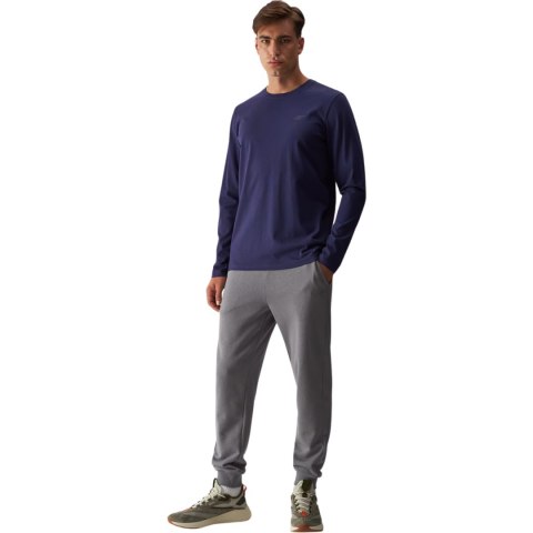 Koszulka męska Longsleeve 4F M375 granatowa 4FWMM00TLONM375 31S 4F