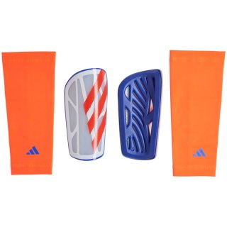 Ochraniacze piłkarskie adidas Tiro League szaro-pomarańczowo-niebieskie IW3790 Adidas teamwear