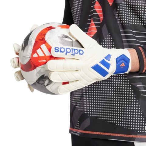 Rękawice bramkarskie adidas Copa Club Goalkeeper biało-niebieskie IX3835 Adidas teamwear
