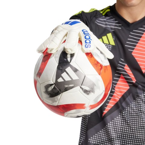 Rękawice bramkarskie adidas Copa Club Goalkeeper biało-niebieskie IX3835 Adidas teamwear