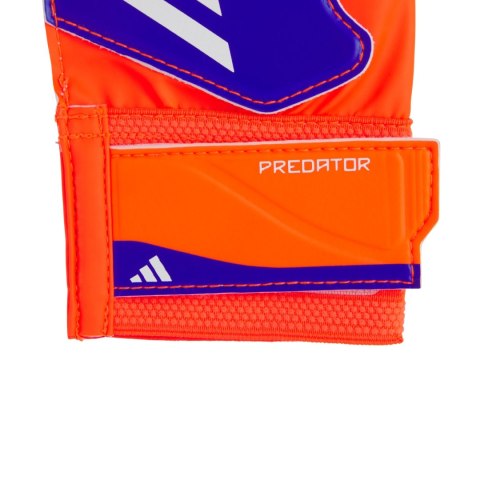 Rękawice bramkarskie dla dzieci adidas Predator Training Goalkeeper fioletowo-pomarańczowe IX3872 Adidas teamwear