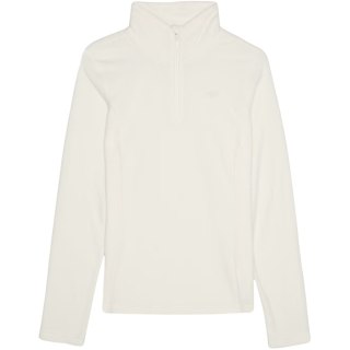 Bluza polarowa damska 4F F048 kremowy 4FWAW24UFLEF048 12S 4F
