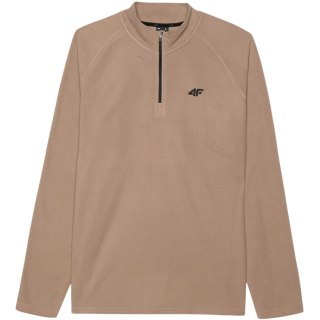 Bluza polarowa męska 4F M044 jasny brąz 4FWAW24UFLEM044 82S 4F