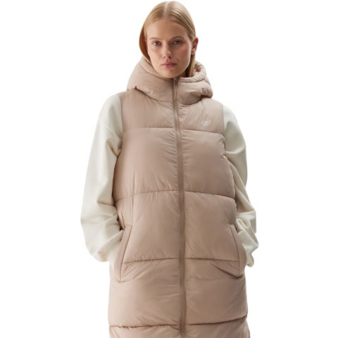 Kamizelka damska 4F F143 beżowa 4FWAW24TVJAF143 83S 4F