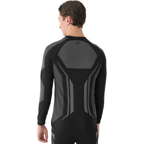 Koszulka termoaktywna męska 4F M165 głęboka czerń 4FWAW24USEAM165 20S 4F
