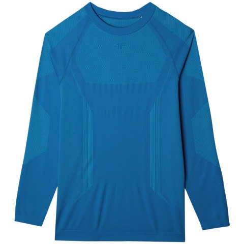 Koszulka termoaktywna męska 4F M165 niebieska 4FWAW24USEAM165 33S 4F