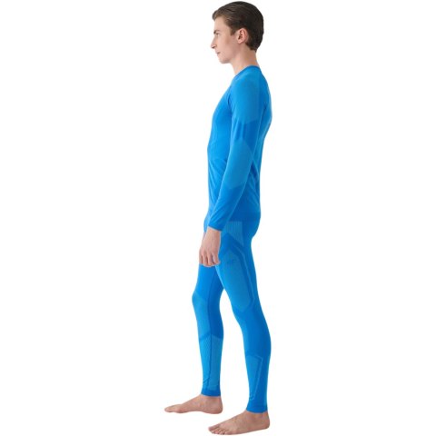 Koszulka termoaktywna męska 4F M165 niebieska 4FWAW24USEAM165 33S 4F