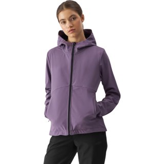 Kurtka damska softshell 4F F285 ciemny fiolet 4FWAW24TSOFF285 50S 4F