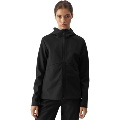 Kurtka damska softshell 4F F285 głęboka czerń 4FWAW24TSOFF285 20S 4F