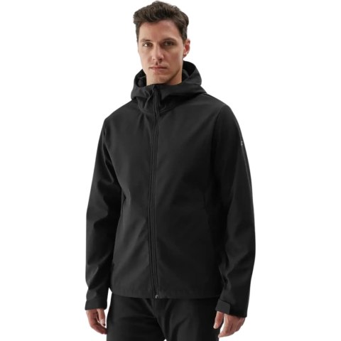 Kurtka męska softshell 4F M283 głęboka czerń 4FWAW24TSOFM283 20S 4F