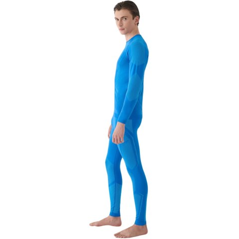 Legginsy termoaktywne męskie 4F M166 niebieskie 4FWAW24USEAM166 33S 4F