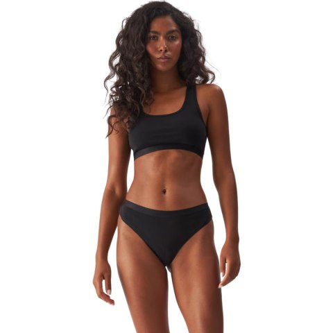 Majtki damskie stringi 4F F026 głęboka czerń 4FWMM00UPTSF026 20S 4F