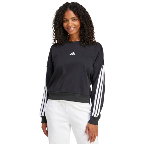 Bluza damska adidas Essentials 3-Stripes French Terry czarna JE0016 Adidas