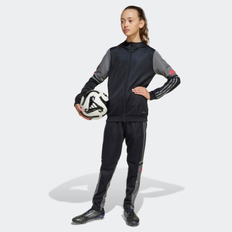 Bluza dla dzieci adidas Squadra 25 Hoody czarno-szara JD6087 Adidas