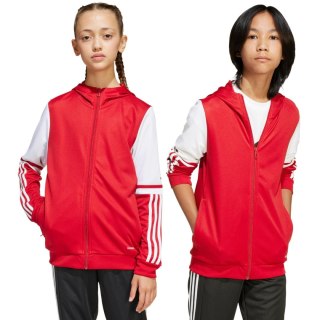 Bluza dla dzieci adidas Squadra 25 Hoody czerwono-biała JD4801 Adidas teamwear