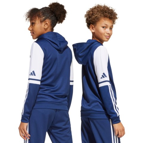 Bluza dla dzieci adidas Squadra 25 Hoody granatowo-biała JD4800 Adidas teamwear
