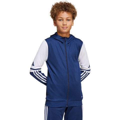Bluza dla dzieci adidas Squadra 25 Hoody granatowo-biała JD4800 Adidas teamwear