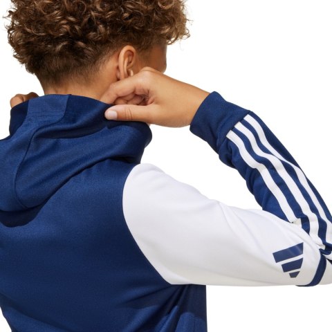 Bluza dla dzieci adidas Squadra 25 Hoody granatowo-biała JD4800 Adidas teamwear
