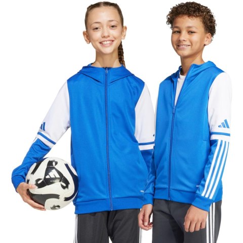 Bluza dla dzieci adidas Squadra 25 Hoody niebiesko-biała JD4802 Adidas teamwear