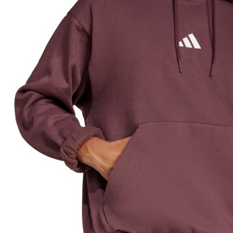 Bluza męska adidas Essentials Feelcozy Fleece brązowa IN6070 Adidas