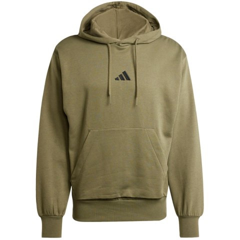 Bluza męska adidas Essentials Feelcozy Fleece oliwkowa JE3799 Adidas