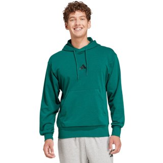 Bluza męska adidas Essentials Feelcozy French Terry zielona JE3841 Adidas